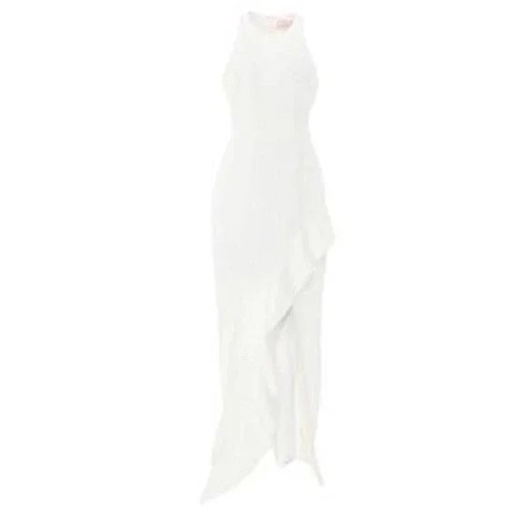 cinq a sept | Dresses | Cinq A Sept Nola White Ivory Gown Dress Sz 2 Nwt |  Poshmark